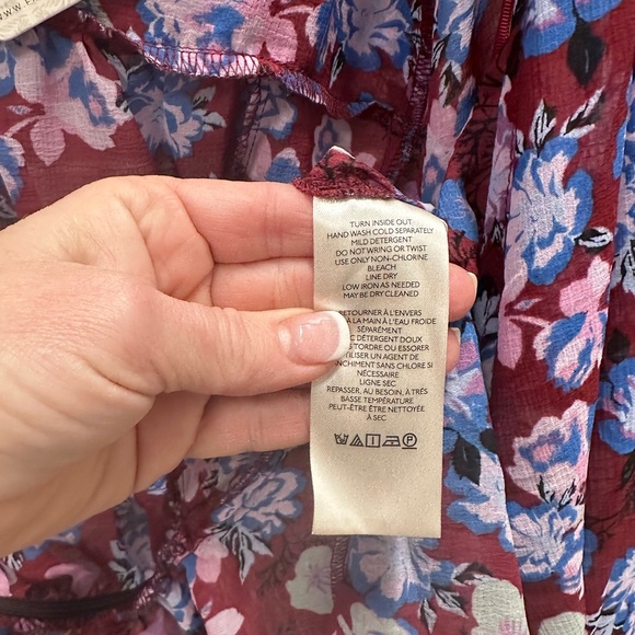 FREE PEOPLE MAYBEL RUFFLE TOP NWT - Picture 9 of 14